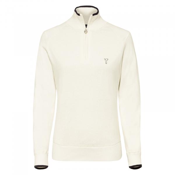 GOLFINO Ladies' exclusive golf sweater with cashmere and windstopper function